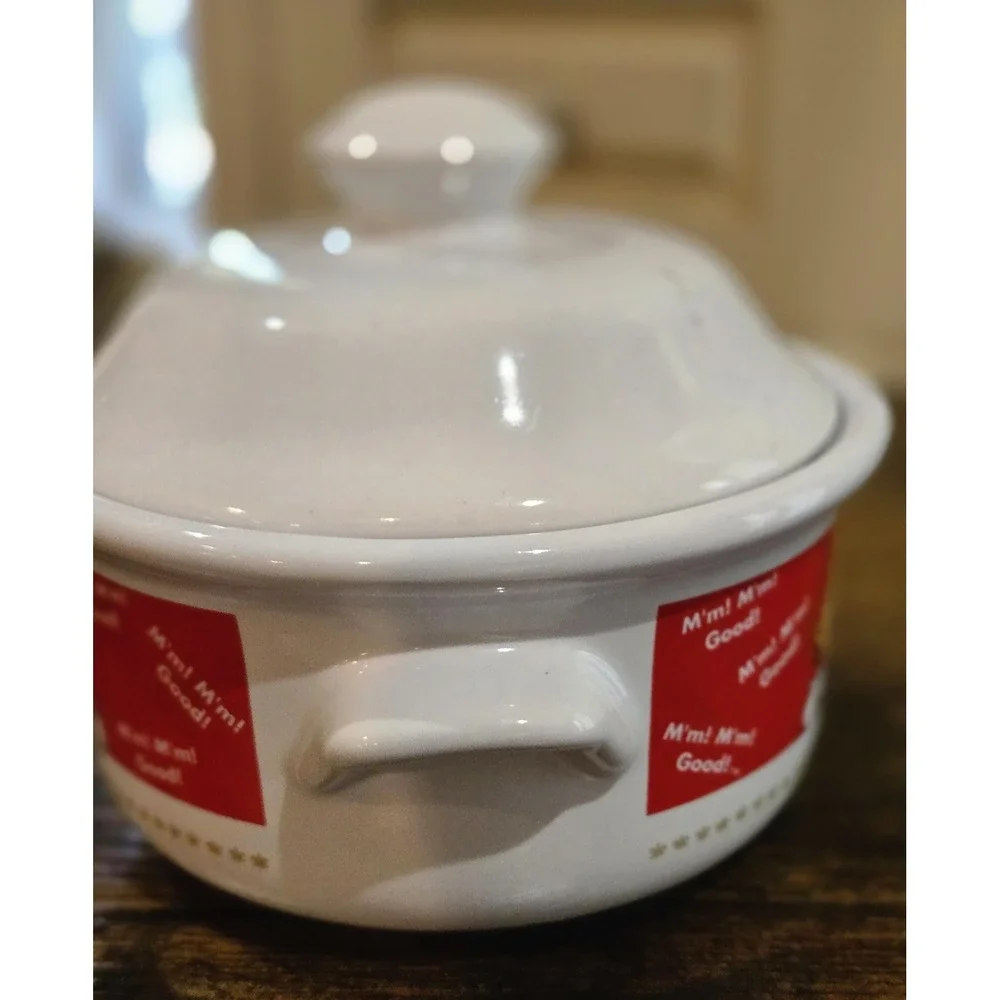Campbell's Soup Bowl with Lid:‎ 1998 Campbell Kids